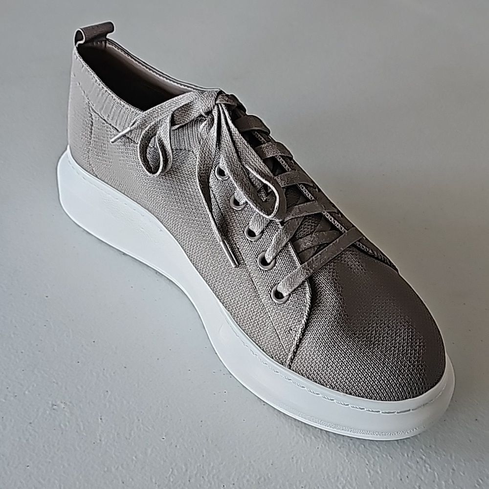 New INC Grey Knit Sneaker, Size 8.5